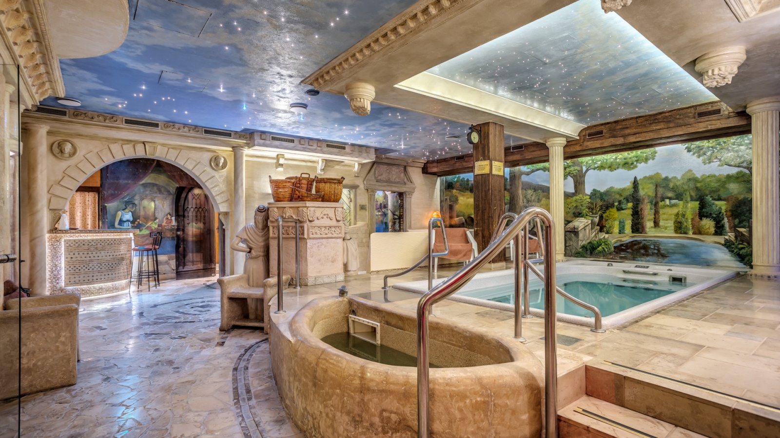 Complexe de bains romains Manoir Poi 0190panorama