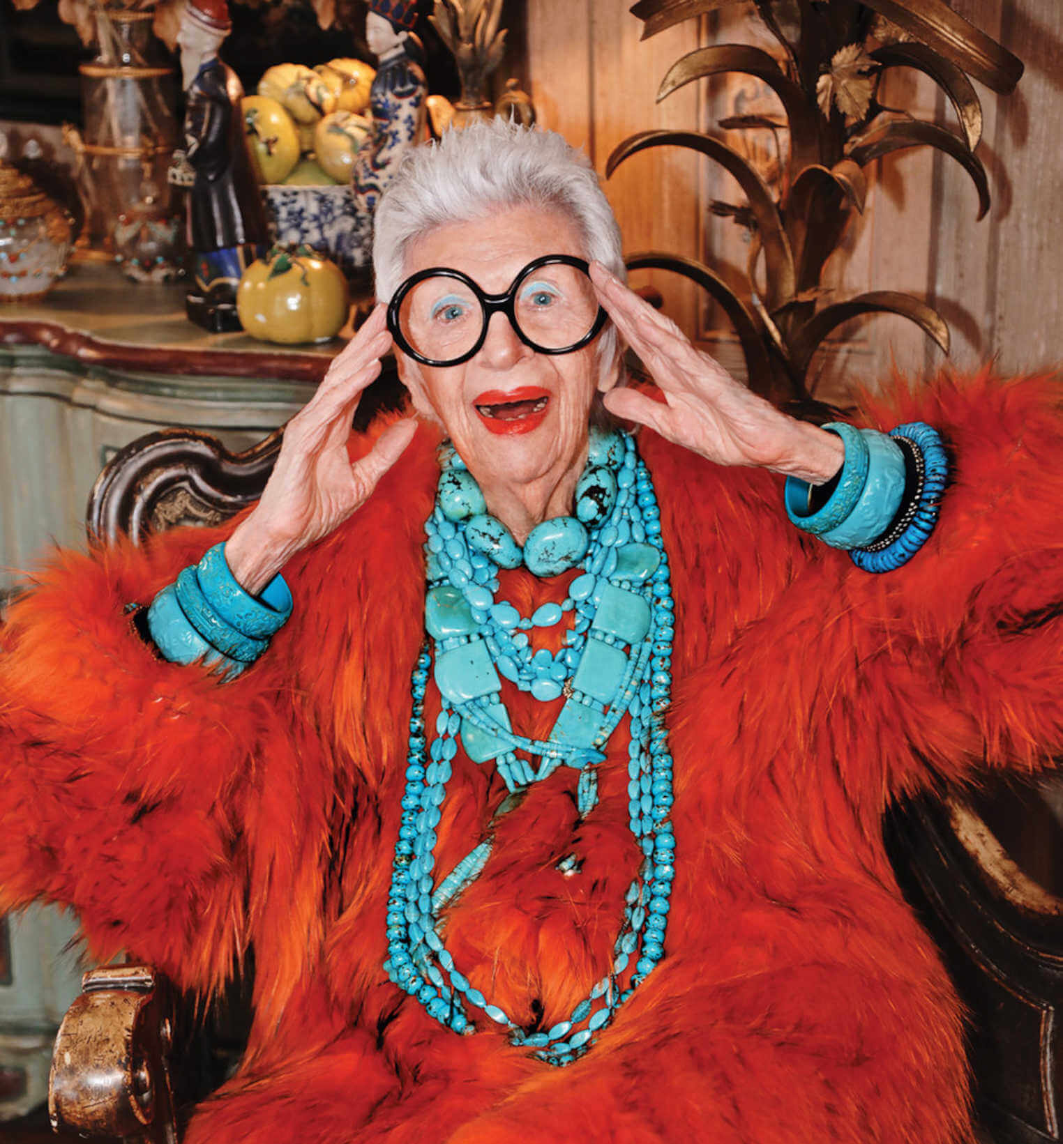 Vente aux ench&egrave;res de souvenirs d'Iris Apfel1