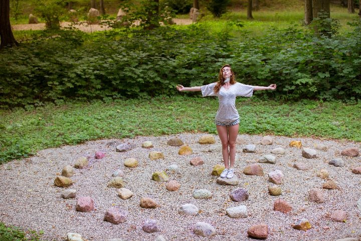 La spirale énergétique du Spa du Manoir