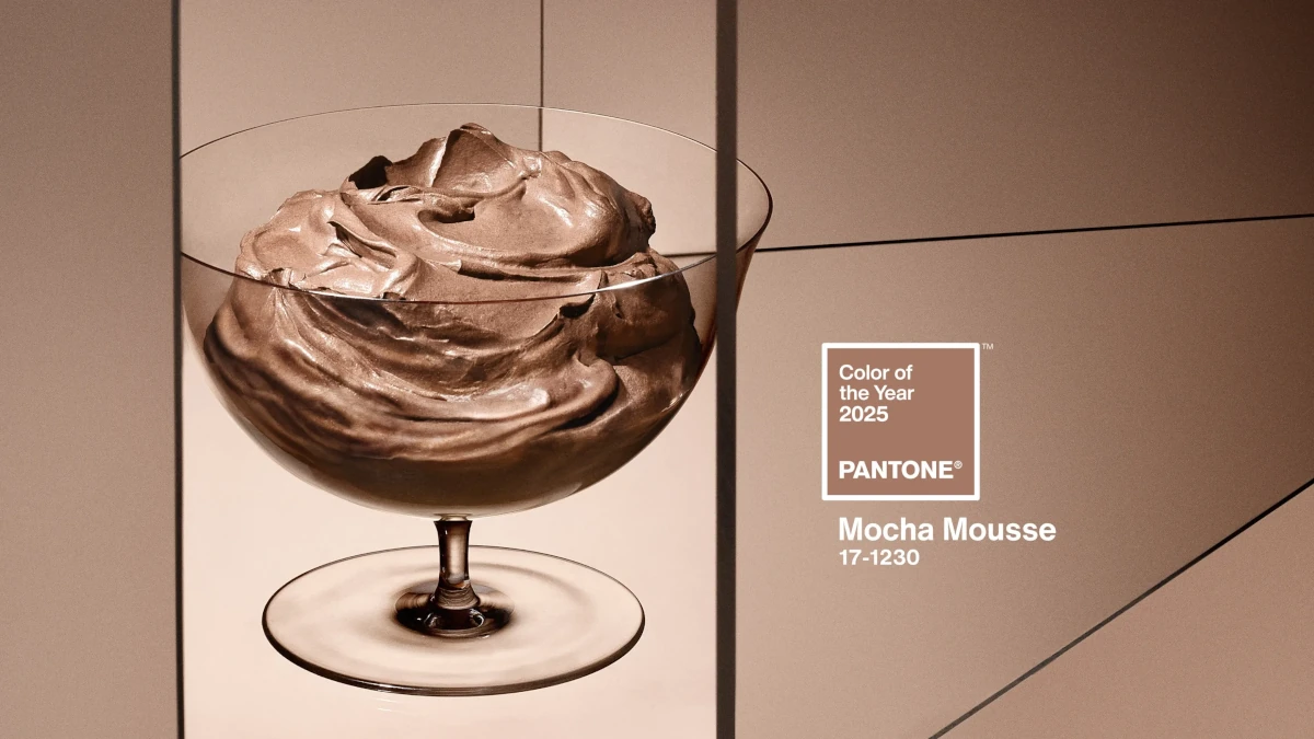 Pantone 2025 Mousse moka