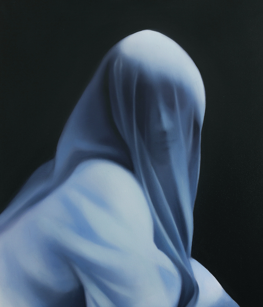 Patrycja Pietka I Can Be Silent 2024 Huile sur toile 70 X 60 Cm Small