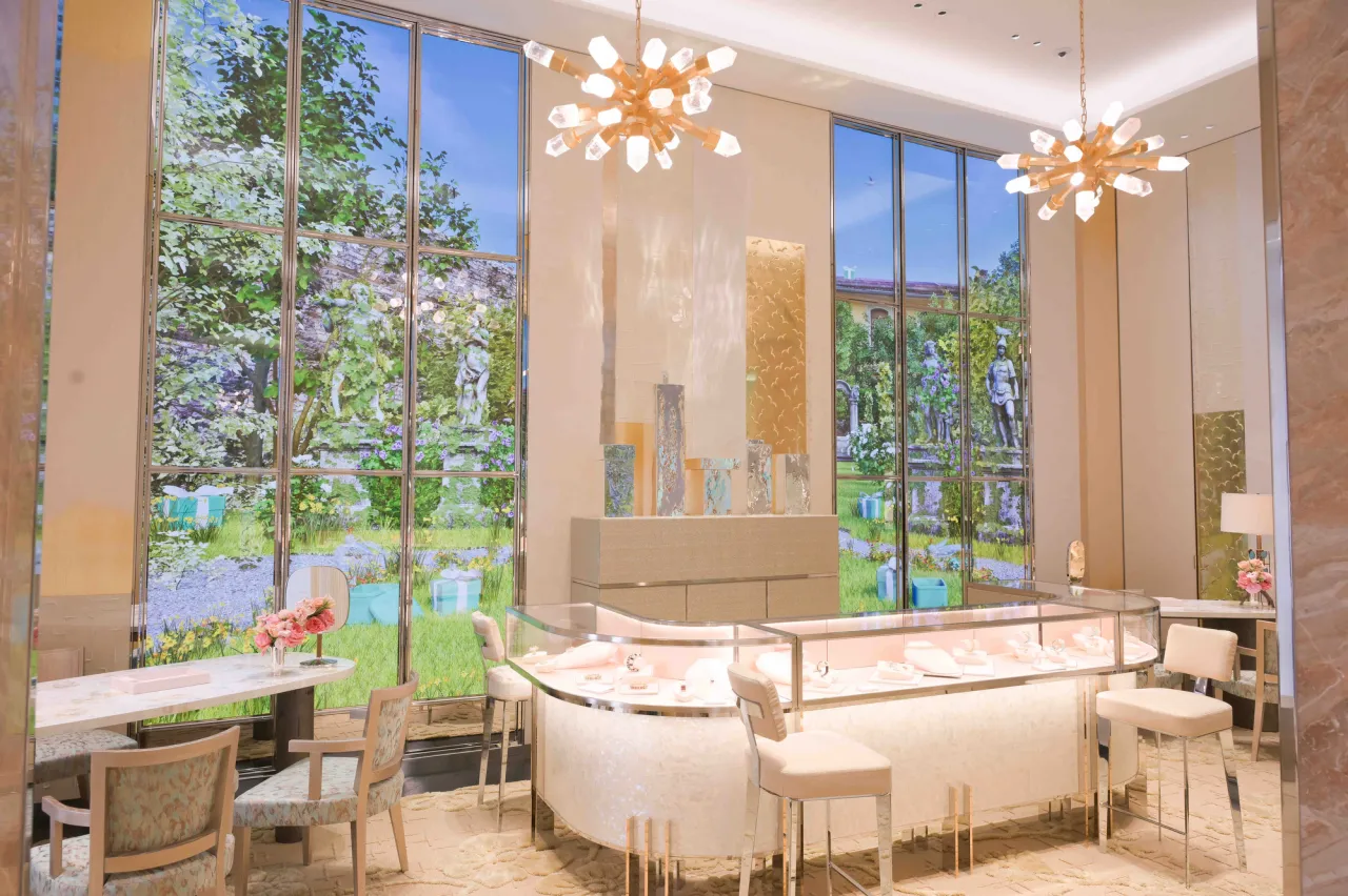 Boutique Tiffany &agrave; Milan