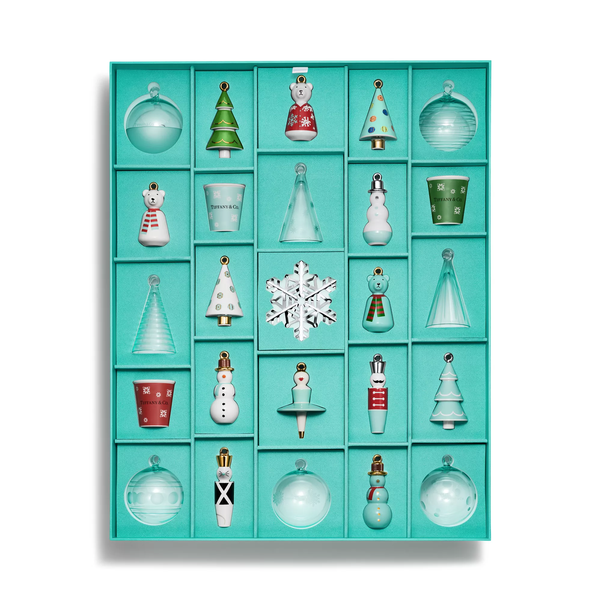 Inspirations de luxe pour des d&eacute;corations de No&euml;l Tiffany