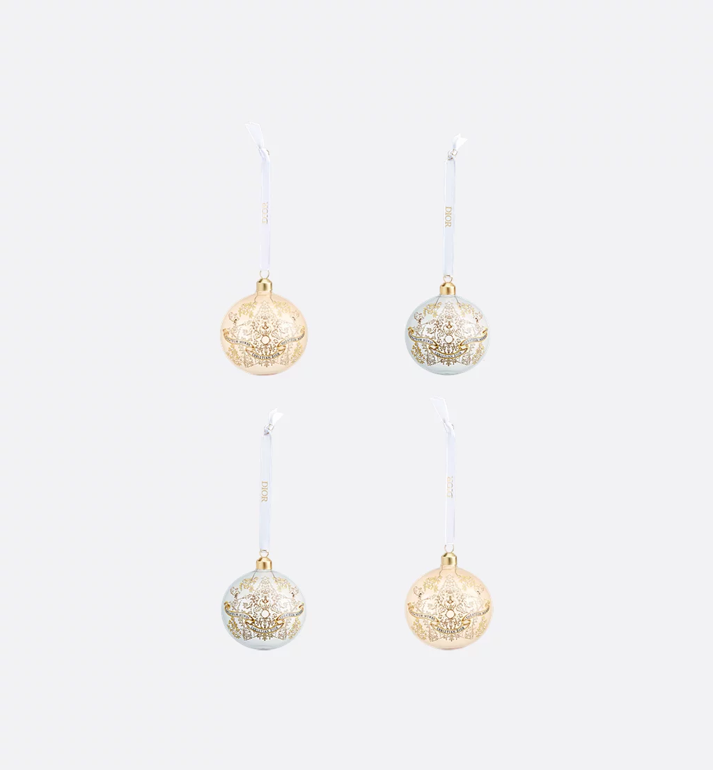 Inspirations de luxe pour des d&eacute;corations de No&euml;l Dior