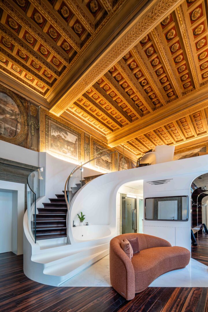 Int&eacute;rieur de l'h&ocirc;tel Romeo Roma