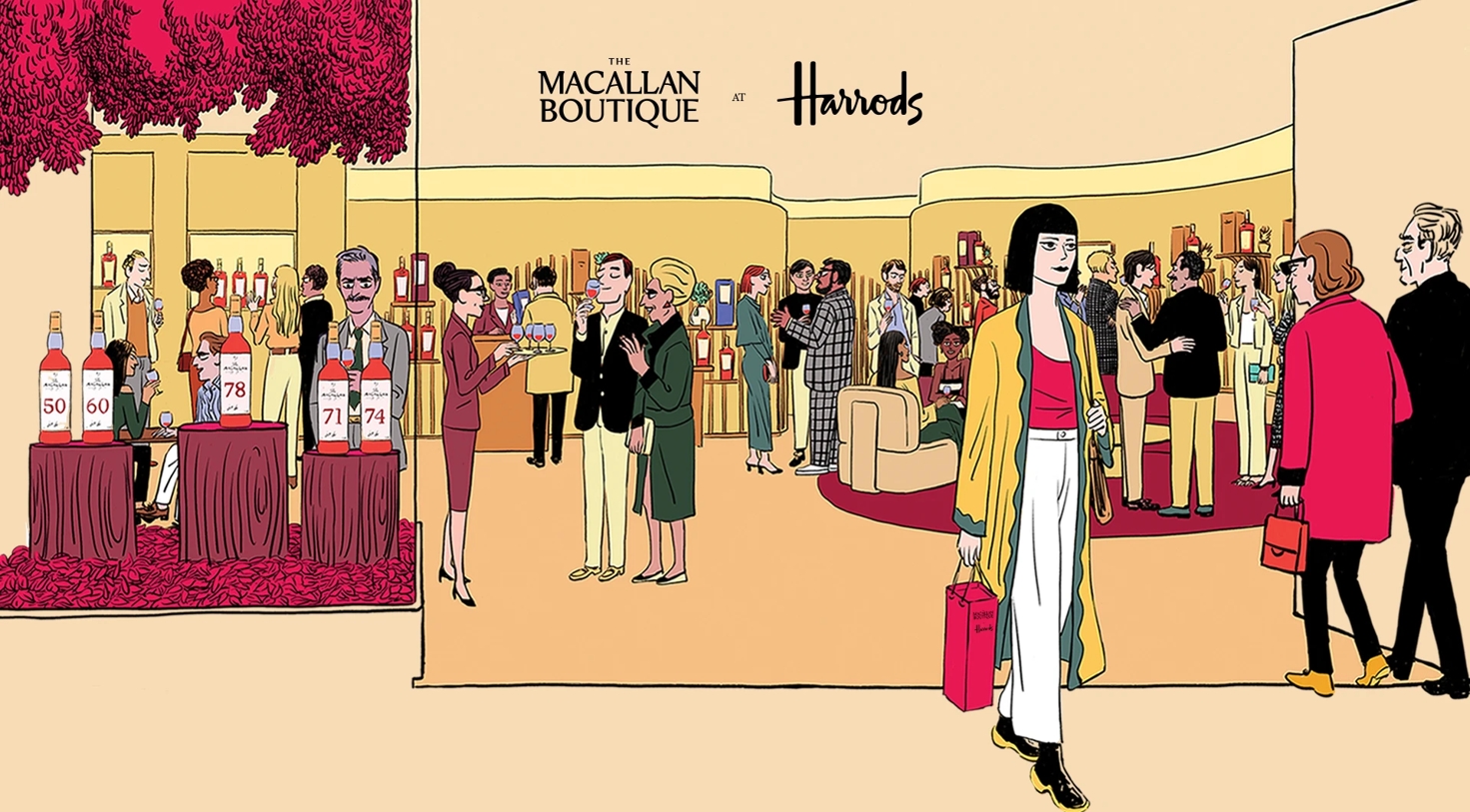 La premi&egrave;re boutique Macallan au Royaume-Uni1