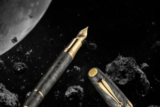 Montegrappa Muonionalusta Meteorite Stylo-plume